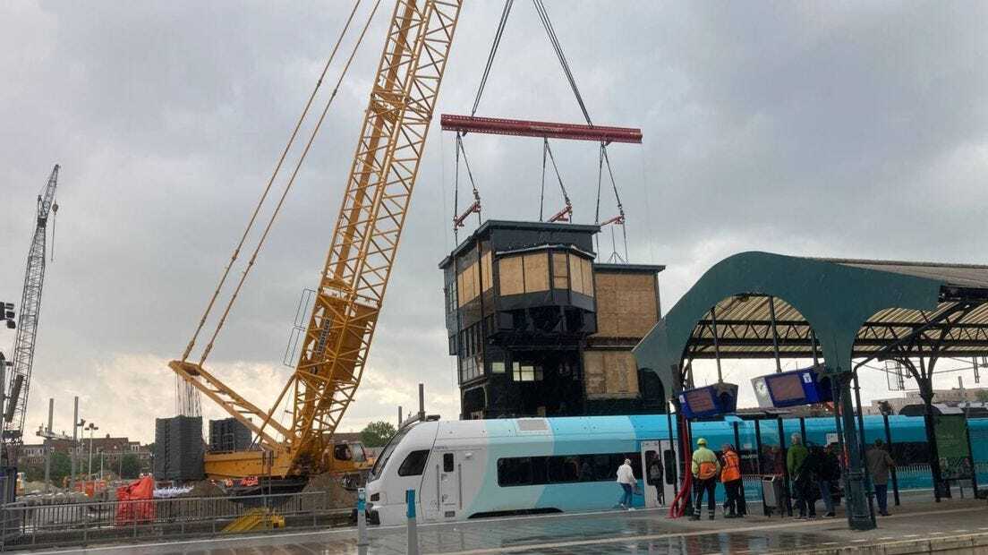 Historic Footbridge at Groningen Central Station Restored
